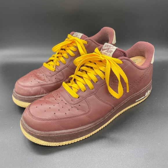 Nike Air Force 1s 2007 Burgundy 315122-603 Men’s Size 10.5 - Picture 1 of 5